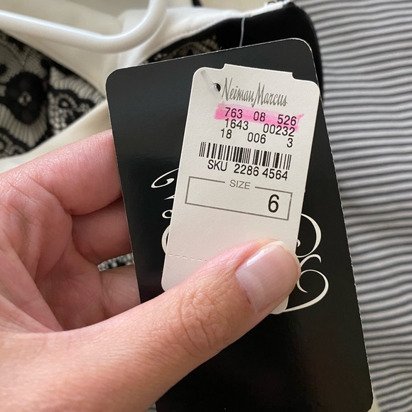 ✨SALE✨ JAX white and black lace dress with tags - Picture 4 of 4